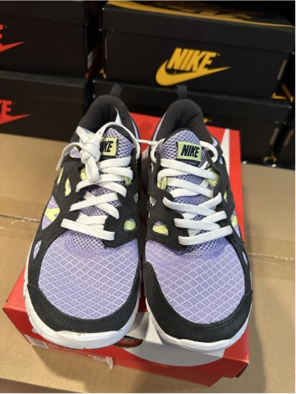 Comfort Nike Free Run Sneakers for ladies dd0163-500 - Picture 2 of 5
